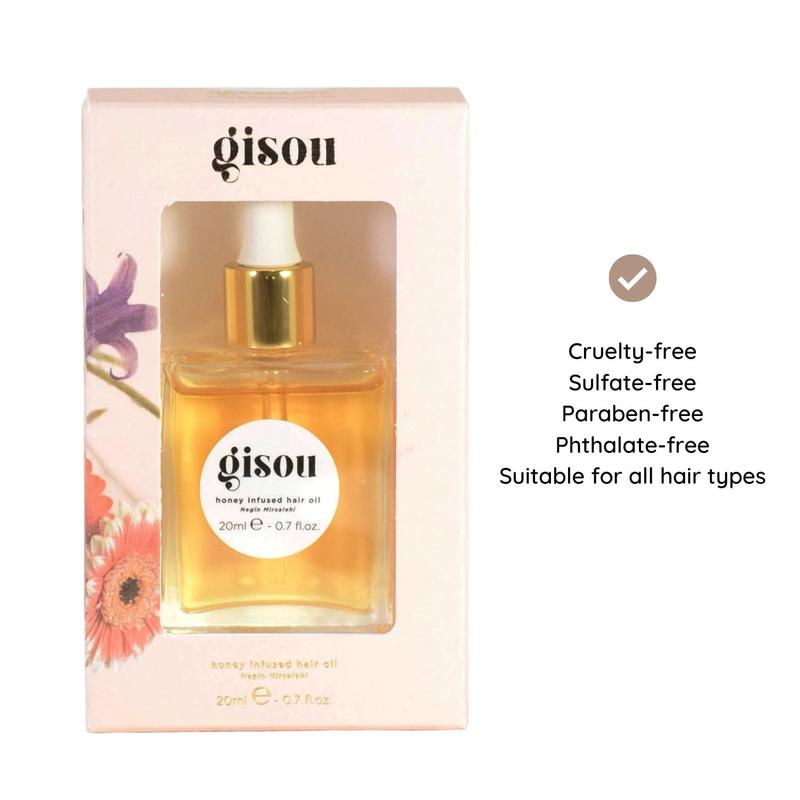 Óleo de Cabelo Gisou Honey Infused - 20ml - Óleo Capilar